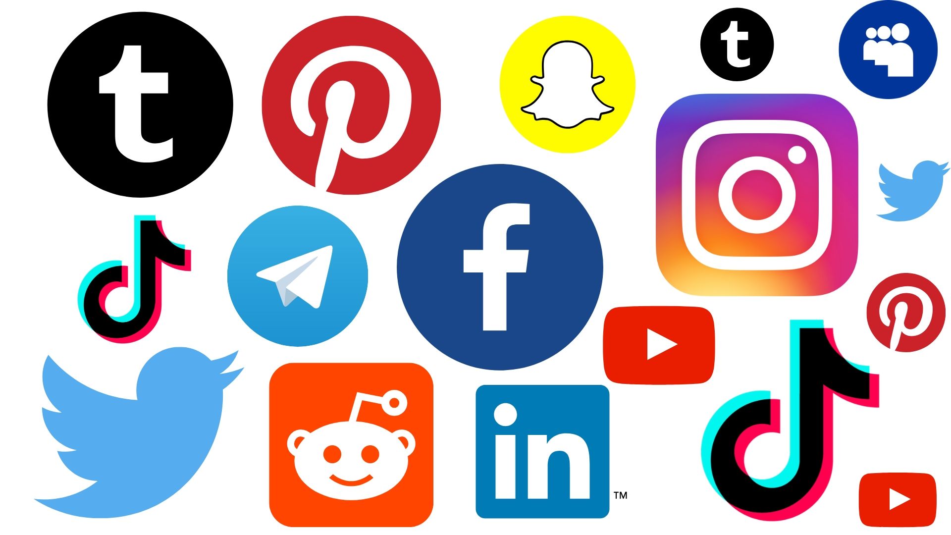 icones médias sociaux